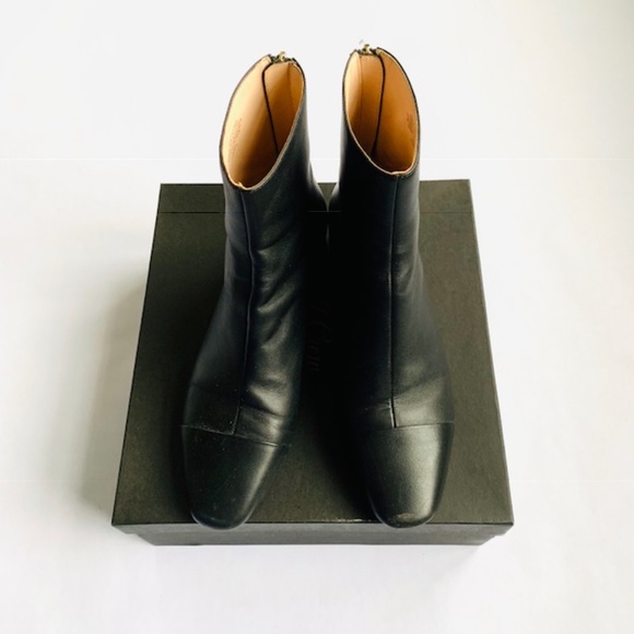 J. Crew Black Leather Roxie Boots - Picture 3 of 4
